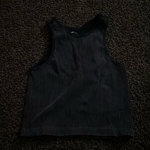 black tank top